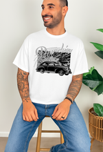 Vintage Car 100% organski pamuk Majica – Retro Street Style - tsrm10-15