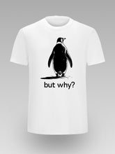 Majica sa Minimalnim Printom Pingvina “But Why?” - tsrm11-030
