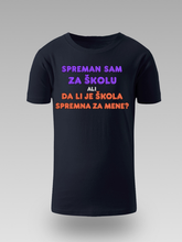 I'M READY FOR SCHOOL – DJEČIJA MAJICA - tsrm10-017k