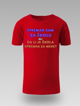 I'M READY FOR SCHOOL – DJEČIJA MAJICA - tsrm10-017k