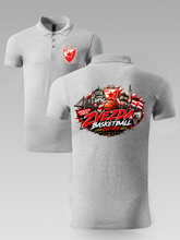 ZVEZDA BASKETBALL CULTURE – POLO MAJICA ZA CRVENO-BIJELI BEOGRAD - tsrm21-pl-023