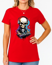 🎶 Ženska Majica DJ Skull – 100% Organski Pamuk, Streetwear Stil - tsrm2-14