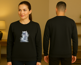 Mystic Cat Sweatshirt – Magični Detalj, Jednostavna Elegancija - ztsrm9-4