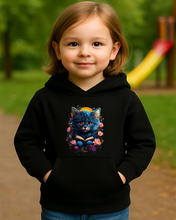Dječija Dukserica – Mačkica sa Knjigom i Cvjetnim Detaljima 📚🐱 - tsrm7-cute202