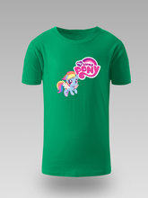 My Little Pony Dječija Majica – Rainbow Dash Crni Dizajn - tsrm13-105