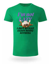 ✨ “Not Lazy – 100% Organska Uniseks Majica” 🐶😎🌱 - tsrm10-06