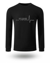 Unisex Dukserica sa Muzičkim EKG Dizajnom 🎶 | Streetwear Dugi Rukavi - tsrm12-27