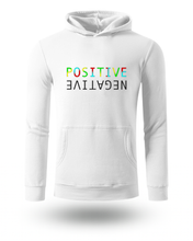 Unisex Hoodie sa Positive Negative Natpisom | Streetwear Dukserica sa Kapuljačom - tsrm12-12
