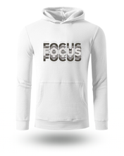 Unisex Hoodie sa Natpisom Focus | Dukserica sa Kapuljačom i Efektom Sjenke - tsrm12-17