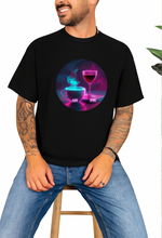 AM PM 100% organski pamuk Majica – Neon Stil Dizajn - tsrm10-1