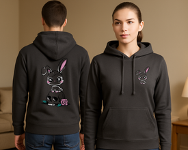 Dark Bunny Hoodie – Gotik Dodir, Smjeli Stil - xtsrm2-21