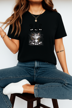 Ženska Organska Pamučna Majica sa Printom Mačke – Udoban i Moderan Streetwear - tsrm9-3-13