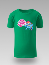 My Little Pony Dječija Majica – Rainbow Dash Šareni Dizajn - tsrm13-104