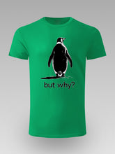Majica sa Minimalnim Printom Pingvina “But Why?” - tsrm11-030