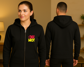Oh No! Zip Hoodie – Energičan Dizajn, Svakodnevna Udobnost - ytsrm3-12