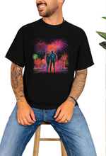 Fireworks Love 100% organski pamuk Majica – Romantični Dizajn - tsrm10-7