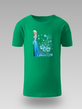 Frozen Elsa Dječija Majica – Plavi Dizajn sa Snježnim Efektom - tsrm13-112