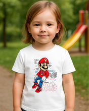 Dječija Organska Majica – Super Mario Print za Male Gamere - tsrm2-24
