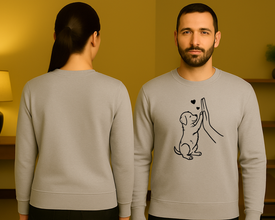 Paw Love Sweatshirt – Odanost i Ljubav u Vašem Stilu - ztsrm9-25