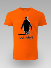 Majica sa Minimalnim Printom Pingvina “But Why?” - tsrm11-030