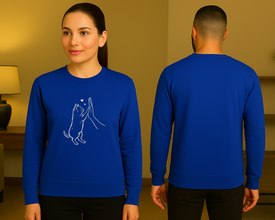 Cat High Five Sweatshirt – Najslađi Simbol Ljubavi i Veze - ztsrm9-26