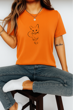 Ženska Organska Pamučna Majica sa Minimalističkim Mačka Printom – Udoban i Moderan Streetwear - tsrm9-2