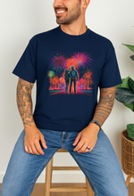 Fireworks Love 100% organski pamuk Majica – Romantični Dizajn - tsrm10-7