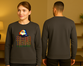 Techno Ghost Sweatshirt – Osjetite Ritam na Sebi - ztsrm9-37