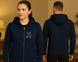 Neon Teddy Hoodie – Minimalistički Dizajn, Snažan Utisak - ytsrm4-12