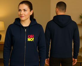 Oh No! Zip Hoodie – Energičan Dizajn, Svakodnevna Udobnost - ytsrm3-12