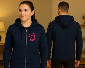 Neon Bunny Hoodie – Minimalistički Stil, Upečatljiv Detalj - ytsrm4-16