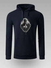 Hoodie sa Kapuljačom i Printom Mikrofona i Grada - tsrm07dsgn-010
