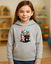Dukserica za Djecu – Slatki Prijatelji i Šareni Baloni 🎈🐶🐱 - tsrm7-cute103