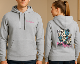 Fun With Teddy Hoodie – Tamni Humor, Smjeli Stil - xtsrm2-64