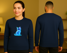 Neon Cat Sweatshirt – Stil Koji Osvetljava Noć - ztsrm9-30