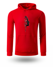 Unisex Hoodie sa Umjetničkim Dizajnom Lica | Minimal Dukserica sa Kapuljačom - tsrm12-06