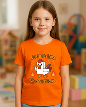 Dječija Organska Majica – Minecraft La-la-la-lava Chicken Zabavni Print - tsrm10-16