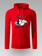 Hoodie sa Kapuljačom i Printom Pingvina “Why Not?” - tsrm11-028