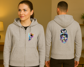 Skull Queen Hoodie – Šareni Detalji, Smjeli Stil - ytsrm4-21-25