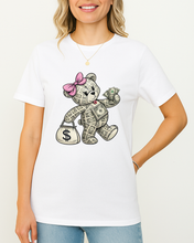 Money Bear 100% organski pamuk Ženska Majica – Normalan i Udoban Kroj - tsrm2-3
