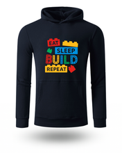 LEGO Eat Sleep Build Repeat Dukserica za Djecu 🧱 | Šarena i Zabavna Majica - tsrm5-65