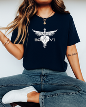 Bon Jovi Minimalistička Ženska Majica sa Srcem i Mačem ⚡🖤 - tsytsrm-bonjovi2