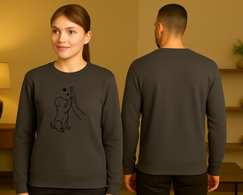 Paw Love Sweatshirt – Odanost i Ljubav u Vašem Stilu - ztsrm9-25