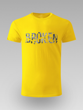 Broken Distressed Grafička Unisex Majica - tsrm12-023