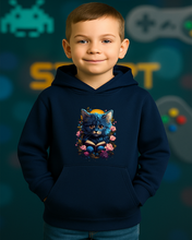 Dječija Dukserica – Mačkica sa Knjigom i Cvjetnim Detaljima 📚🐱 - tsrm7-cute202