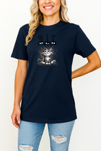 Ženska Organska Pamučna Majica sa Printom Mačke – Udoban i Moderan Streetwear - tsrm9-3-13