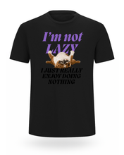 ✨ “Not Lazy – 100% Organska Uniseks Majica” 🐶😎🌱 - tsrm10-06