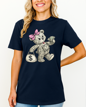Money Bear 100% organski pamuk Ženska Majica – Normalan i Udoban Kroj - tsrm2-3