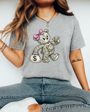 Money Bear 100% organski pamuk Ženska Majica – Normalan i Udoban Kroj - tsrm2-3