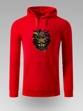 Hoodie sa Kapuljačom i Printom Šarene Maske - tsrm07dsgn-004